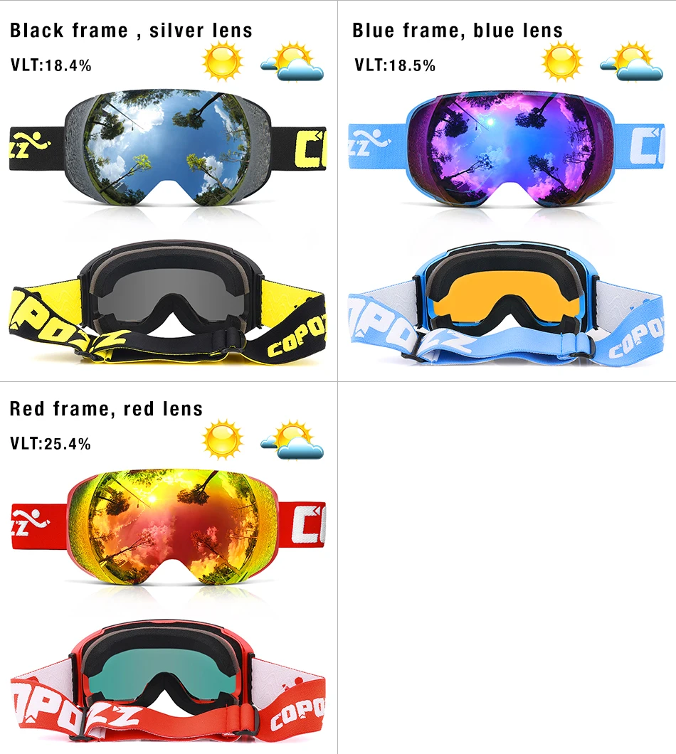 magnetic ski goggles 10