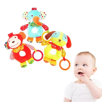 New Plush Toys Cute Forest Animal Monkey Like Dog Round Rattle Bell Hand Grab Children Newborns Rattles Mobile Phone 0-12 Month
New Plush Toys Cute Forest Animal Monkey Like Dog Round Rattle Bell Hand Grab Children Newborns Rattles Mobile Phone 0-12 Month