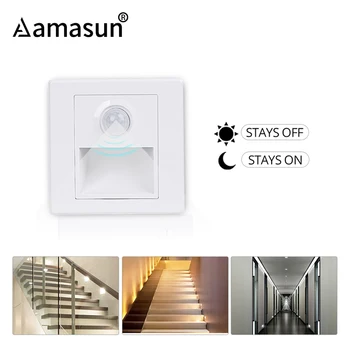 Motion Sensor Wall Lamp Recessed Stairs LED Light Infrared Human Induction Staircase Lighting AC100-265V 86 Box Wall Light
Motion Sensor Wall Lamp Recessed Stairs LED Light Infrared Human Induction Staircase Lighting AC100-265V 86 Box Wall Light