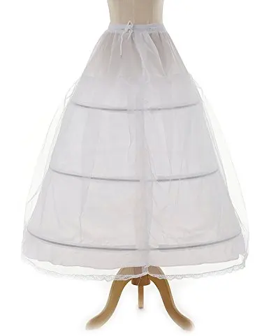 Women's 3 Hoops Floor Length Wedding Petticoat For Prom Quinceanera Bride Bridal Accessories
Women's 3 Hoops Floor Length Wedding Petticoat For Prom Quinceanera Bride Bridal Accessories