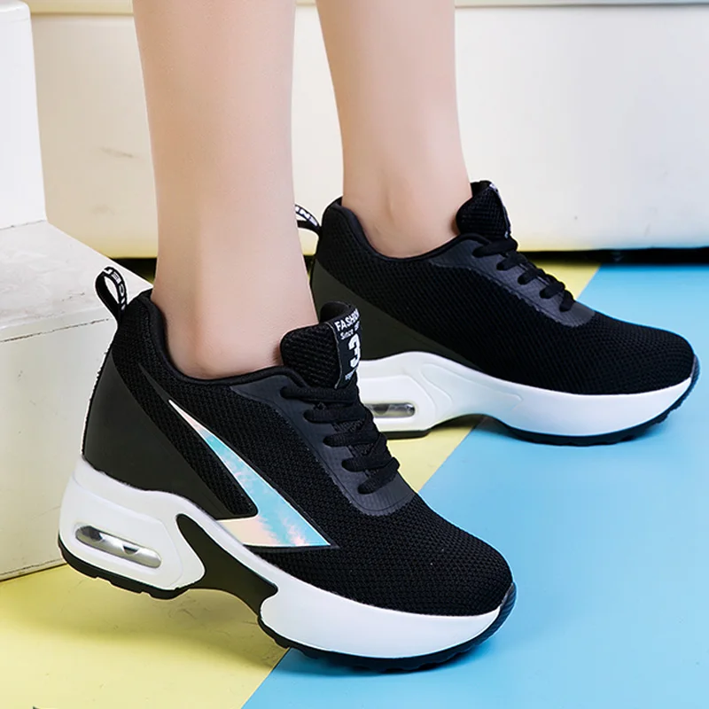 Fashion Air Mesh Height Increased Casual Shoes Woman Breathable Lace Up Platform Sneakers Hide Heels Women Wedge Sneakers XZ127
Fashion Air Mesh Height Increased Casual Shoes Woman Breathable Lace Up Platform Sneakers Hide Heels Women Wedge Sneakers XZ127