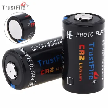 TrustFire 2pcs CR2 3V 750mAh Lithium NOT Rechargeable Battery with Safety Relief Valve for Flashlight / Headlamp / Camera
TrustFire 2pcs CR2 3V 750mAh Lithium NOT Rechargeable Battery with Safety Relief Valve for Flashlight / Headlamp / Camera
