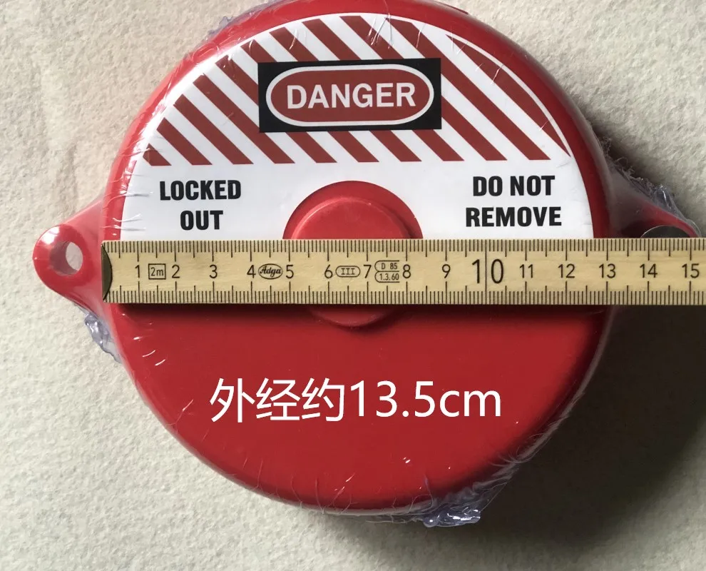 Safety Rotating Gate Valve Lockout Tagout Padlock,1-2.5// 2.5-5// 5-6.5 inches
