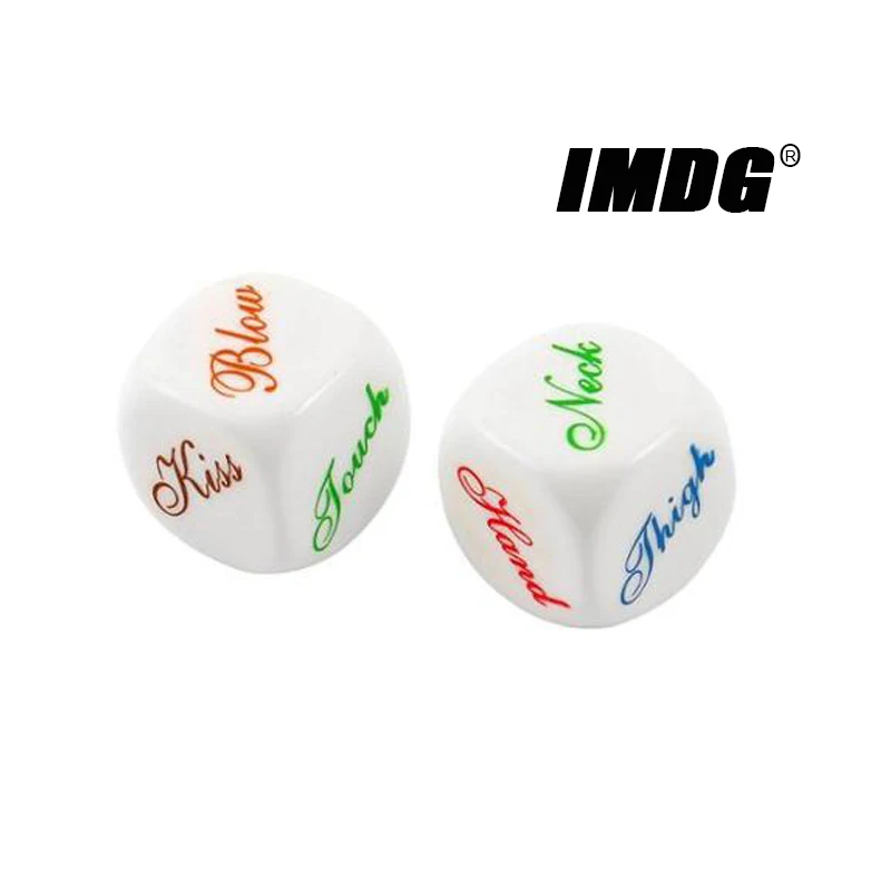 A Pair Acrylic 25mm Sexy Dice English Couples Dice Creativity #25 High Quality Boutique Game Passion dice
A Pair Acrylic 25mm Sexy Dice English Couples Dice Creativity #25 High Quality Boutique Game Passion dice