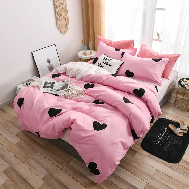 HSMLTKC Bedding Set Parrure De Lit Beddengoed Queen Size Bed Sheets Set Juego De Cama Roupa De Cama Bed Sheets And Pillowcases
HSMLTKC Bedding Set Parrure De Lit Beddengoed Queen Size Bed Sheets Set Juego De Cama Roupa De Cama Bed Sheets And Pillowcases