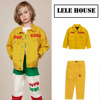 MR TAO 2019 New Kids'Wear Children's Jeans Jacket ins Children's Jacket Twill Jacket Yellow
MR TAO 2019 New Kids'Wear Children's Jeans Jacket ins Children's Jacket Twill Jacket Yellow