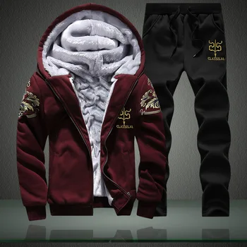 Winter Furring and Thickening Men's Leisure Sports Suit, Hat and Guard Suit M-4XL
Winter Furring and Thickening Men's Leisure Sports Suit, Hat and Guard Suit M-4XL