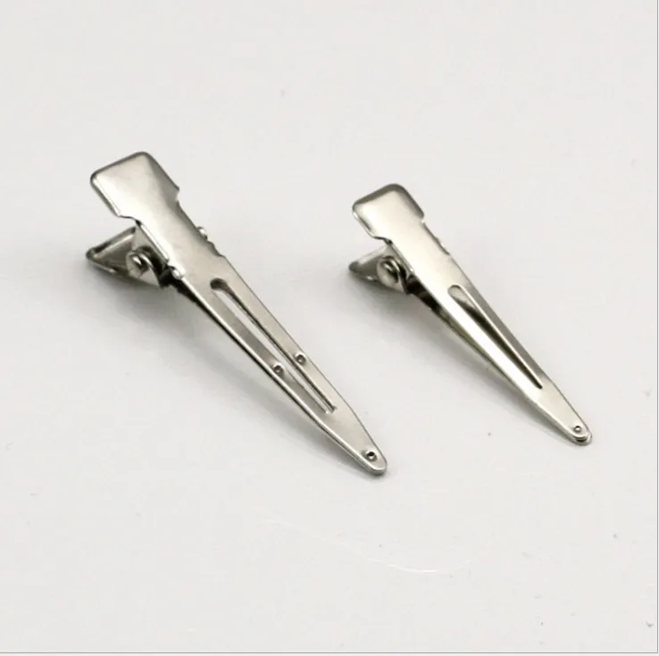 Silver Pro Salon Hair Hairpin DIY Tool Flat Metal Single Prong Alligator Hair Clips Barrette Hairdressing Accessories
Silver Pro Salon Hair Hairpin DIY Tool Flat Metal Single Prong Alligator Hair Clips Barrette Hairdressing Accessories