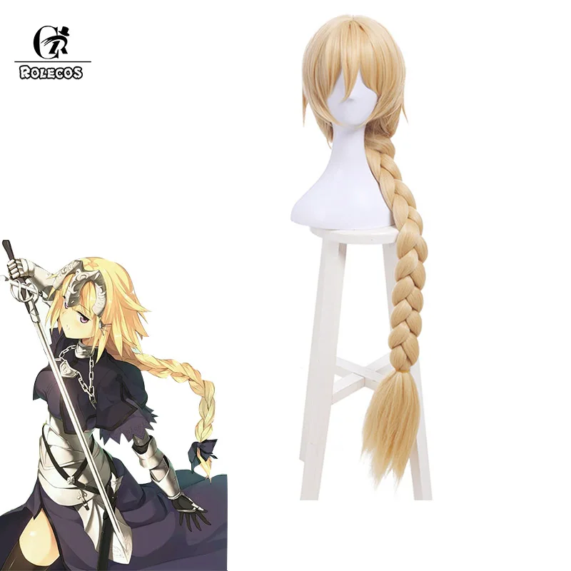 ROLECOS FGO Jeanne d'Arc Cosplay Headwear Fate Grand Order Cosplay Synthetic Hair 100cm/39.17 inches Long Blonde Alter Cos
ROLECOS FGO Jeanne d'Arc Cosplay Headwear Fate Grand Order Cosplay Synthetic Hair 100cm/39.17 inches Long Blonde Alter Cos