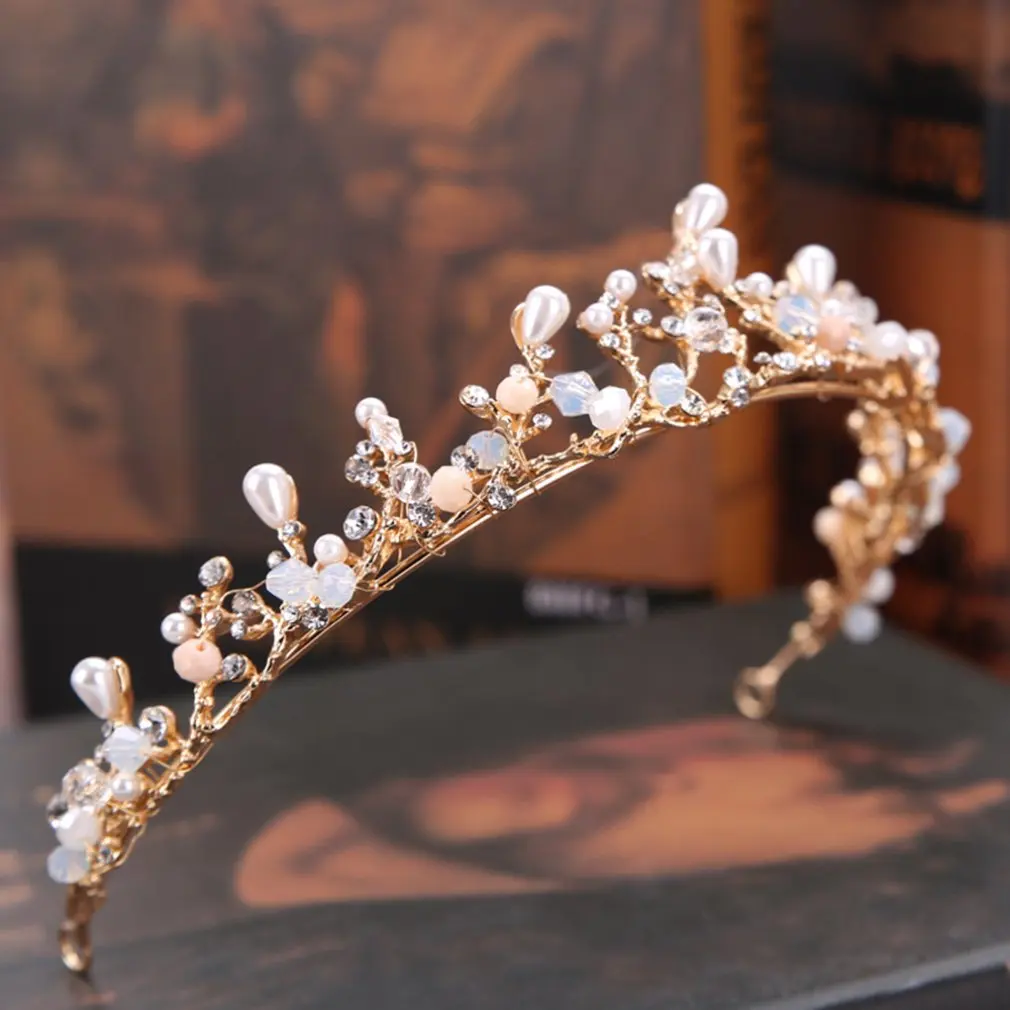 Fashion Bride Headdress Bride Pearl Handmade Crown Suit Crown Headwear Delicate Hair Accessories Tiara Hair Hoop
Fashion Bride Headdress Bride Pearl Handmade Crown Suit Crown Headwear Delicate Hair Accessories Tiara Hair Hoop