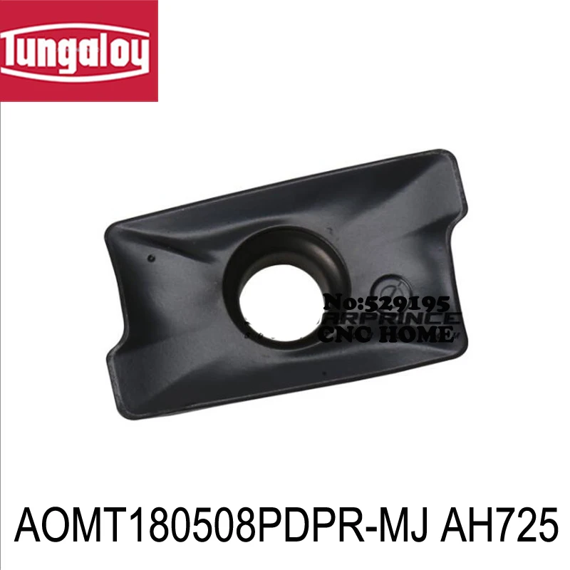 Original Tungaloy AOMT180508 AOMT AOMT180508PDPR-MJ AH725 Turning Tool Tungsten Carbide Insert Lathe Cutter Tools CNC
Original Tungaloy AOMT180508 AOMT AOMT180508PDPR-MJ AH725 Turning Tool Tungsten Carbide Insert Lathe Cutter Tools CNC
