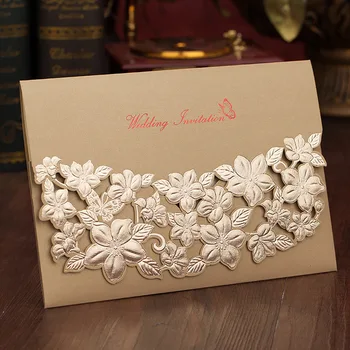Red Gold Embossed Flower Pocket Wedding Invitations Black Personalized Printing Bridal Invitation Cards 50pcs
Red Gold Embossed Flower Pocket Wedding Invitations Black Personalized Printing Bridal Invitation Cards 50pcs