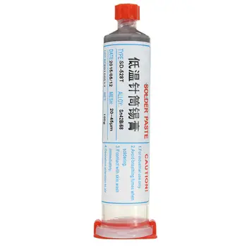 100g Syringe Solder Paste Low Temperature Low Melt Lead-free SMT Melting Point
100g Syringe Solder Paste Low Temperature Low Melt Lead-free SMT Melting Point