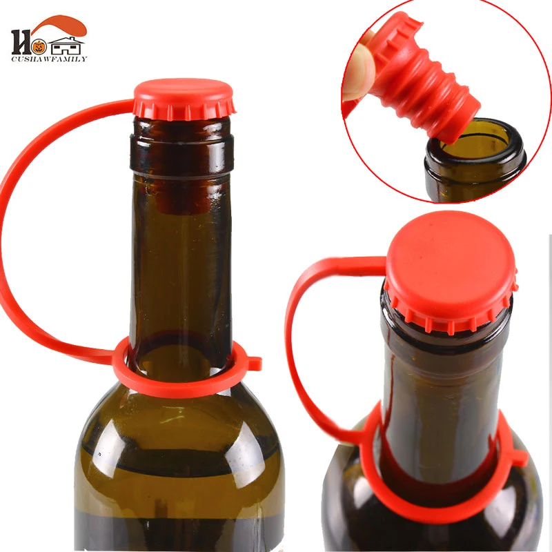 CUSHAWFAMILY kitchen&Bar prevent lost hang Silicone Bottle lid cover Preservation Beer Wine Beverage seasoning Bottle Stoppers
CUSHAWFAMILY kitchen&Bar prevent lost hang Silicone Bottle lid cover Preservation Beer Wine Beverage seasoning Bottle Stoppers