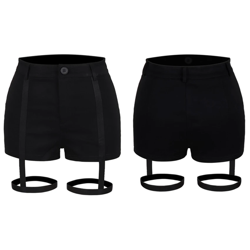Punk Gothic Sexy Black Shorts Women's High Waist Party Club Bodycon Shorts 2019 Summer Short Skinny Garter Bandage Shorts
Punk Gothic Sexy Black Shorts Women's High Waist Party Club Bodycon Shorts 2019 Summer Short Skinny Garter Bandage Shorts