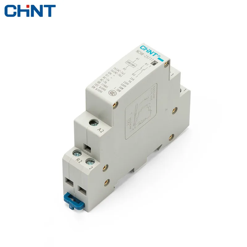 CHINT Household AC Contactor NCH8-25 / 11 220V Rail Type Normally Open Normally Closed 2P 20A
CHINT Household AC Contactor NCH8-25 / 11 220V Rail Type Normally Open Normally Closed 2P 20A