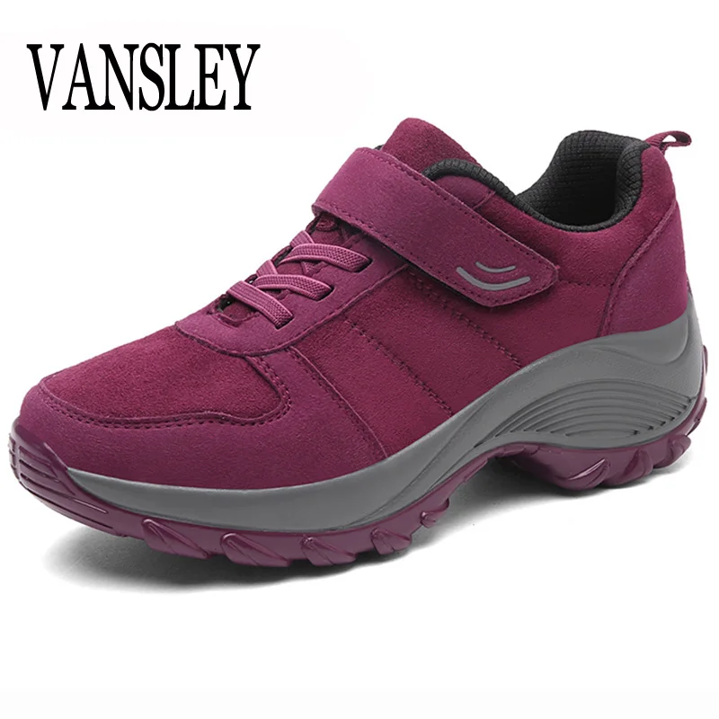 Brand Women Casual Shoes Thick Soles Sneakers Mother Nurse Purple Lady Shoes Spring Autumn Designer Platform Shoes Size 35-41 
Brand Women Casual Shoes Thick Soles Sneakers Mother Nurse Purple Lady Shoes Spring Autumn Designer Platform Shoes Size 35-41