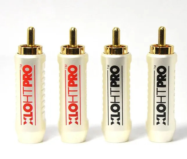 4pcs/8PCS lot USA HIFI RCA Plug Hi-end Coaxia RCA Connectors Audio signal wiring terminal Plugs
4pcs/8PCS lot USA HIFI RCA Plug Hi-end Coaxia RCA Connectors Audio signal wiring terminal Plugs