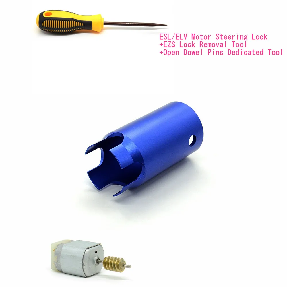 ESL/ELV Motor Steering Lock Wheel Motor for MB+EIS EZS Lock Removal Tool+Open Dowel Pins Dedicated Tool
ESL/ELV Motor Steering Lock Wheel Motor for MB+EIS EZS Lock Removal Tool+Open Dowel Pins Dedicated Tool