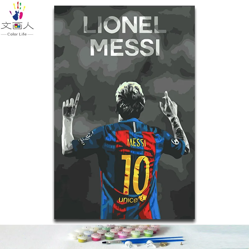 Messi DIY coloring paints by numbers Mr. Football star painting drawing by numbers with kits for hoom room wall decoration
Messi DIY coloring paints by numbers Mr. Football star painting drawing by numbers with kits for hoom room wall decoration