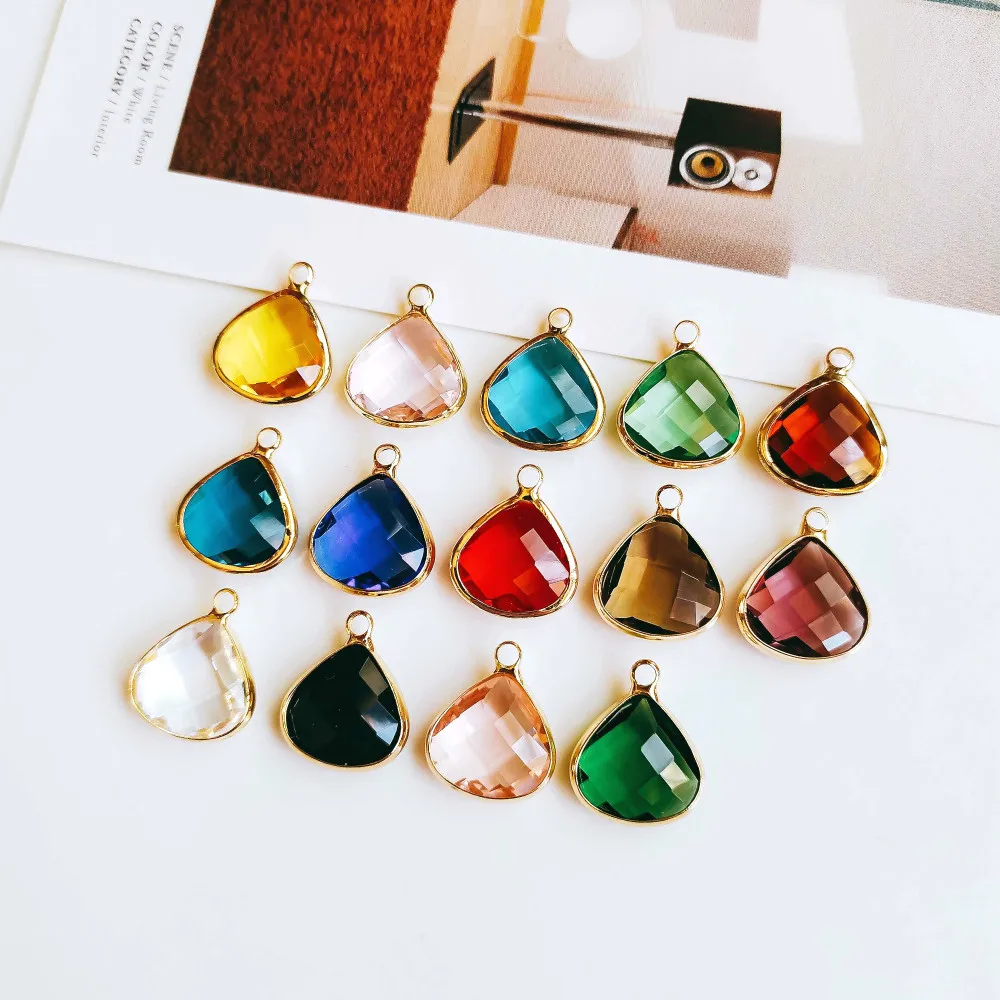 Rhinestone Glass Gold Plated Eardrop Simple Color Earring Accessories Jewelry Component Diy Material Handmade 6pcs
Rhinestone Glass Gold Plated Eardrop Simple Color Earring Accessories Jewelry Component Diy Material Handmade 6pcs