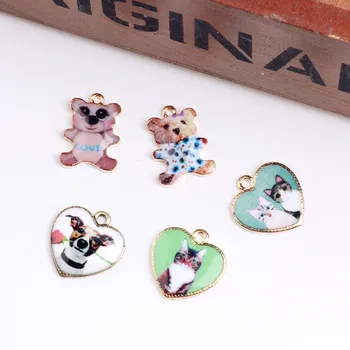 new design 50pcs/lot alloy pattern drop oil gold tone animals cartoon bears/hearts shape metal charms diy jewelry pendants
new design 50pcs/lot alloy pattern drop oil gold tone animals cartoon bears/hearts shape metal charms diy jewelry pendants