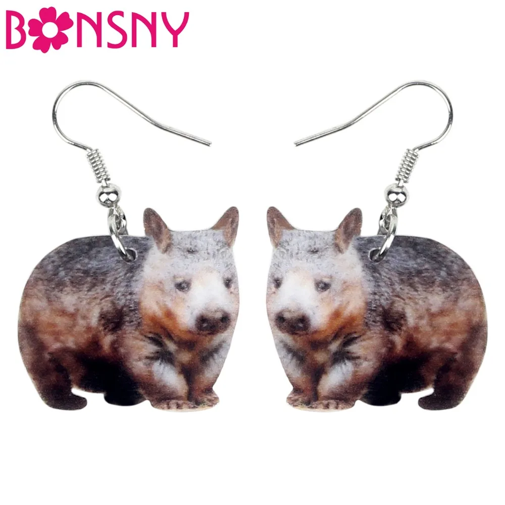Bonsny Statement Acrylic Sweet Australian Wombat Earrings Drop Dangle Wild Animal Jewelry For Women Girls Teens Gift Charms Bulk
Bonsny Statement Acrylic Sweet Australian Wombat Earrings Drop Dangle Wild Animal Jewelry For Women Girls Teens Gift Charms Bulk