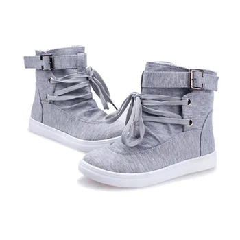 Women Ankle Boots Nice Spring Autumn Casual Flats With Buckle Lace-Up Design Cute Solid Fashion Canvas Martin Boots Shoes O188
Women Ankle Boots Nice Spring Autumn Casual Flats With Buckle Lace-Up Design Cute Solid Fashion Canvas Martin Boots Shoes O188