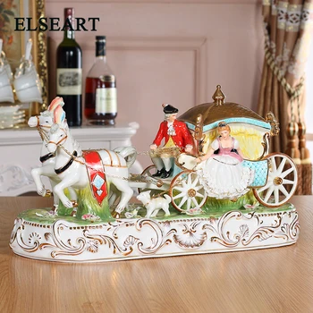 European retro luxurious character ornaments ceramic exquisite marathon horse truck lady figurine table light
European retro luxurious character ornaments ceramic exquisite marathon horse truck lady figurine table light