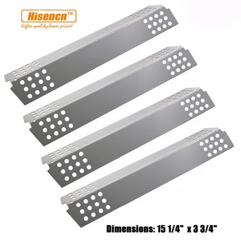 Hisencn 15 1/4" x 3 3/4" inch Stainless Steel Heat Plate Replacement for Select Charbroil,Master Cook SRGG61401 Gas Grill Models
Hisencn 15 1/4" x 3 3/4" inch Stainless Steel Heat Plate Replacement for Select Charbroil,Master Cook SRGG61401 Gas Grill Models