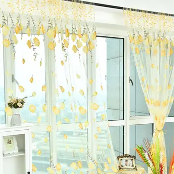 Floral Printed Luxurious Window Curtains Sheer Voile For Bedroom Living Room Balcony Kitchen Tube Curtain Newest
Floral Printed Luxurious Window Curtains Sheer Voile For Bedroom Living Room Balcony Kitchen Tube Curtain Newest