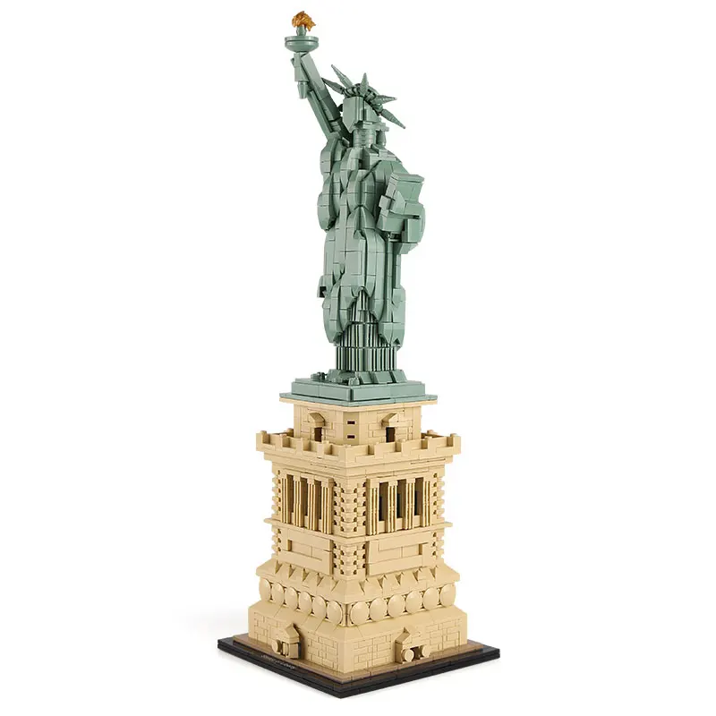 

Lepin 17011 New Toys Architecture Series The Legoinglys 21042 State of Liberty Set Model Building Blocks Bricks Toys Kids Gift