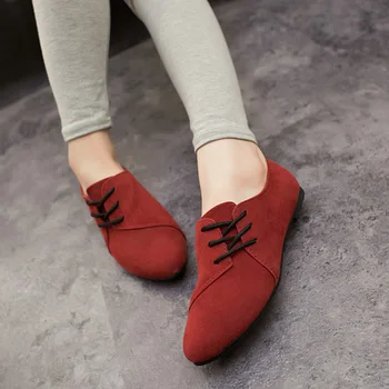 Ballet Flats Faux Leather Women Casual Shoes Tie Vintage British Oxford Low Pointed Toe Spring Autumn Zapatos Mujer
Ballet Flats Faux Leather Women Casual Shoes Tie Vintage British Oxford Low Pointed Toe Spring Autumn Zapatos Mujer