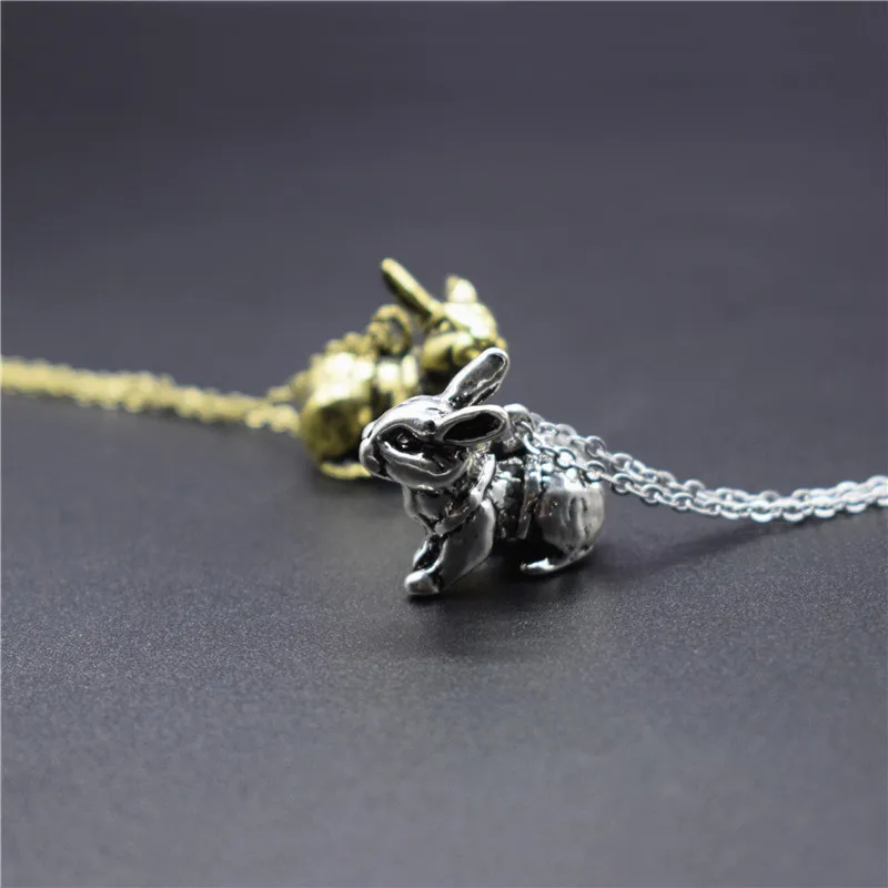 Elfin Trendy Vintage 3D Rabbit Necklaces Retro Cute Rabbit Jewellery Pendant Necklaces Women Men Rabbit Jewellery
Elfin Trendy Vintage 3D Rabbit Necklaces Retro Cute Rabbit Jewellery Pendant Necklaces Women Men Rabbit Jewellery