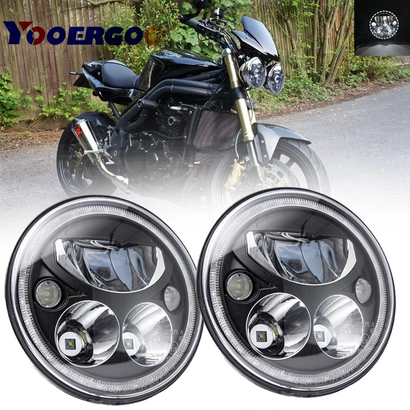 2pcs Headlamp 5.75 inch LED Headlights for Triumph Rocket iii 3 & Speed Triple & Street Triple 5 3/4" Headlamp For Iron 883 Dyna
2pcs Headlamp 5.75 inch LED Headlights for Triumph Rocket iii 3 & Speed Triple & Street Triple 5 3/4" Headlamp For Iron 883 Dyna