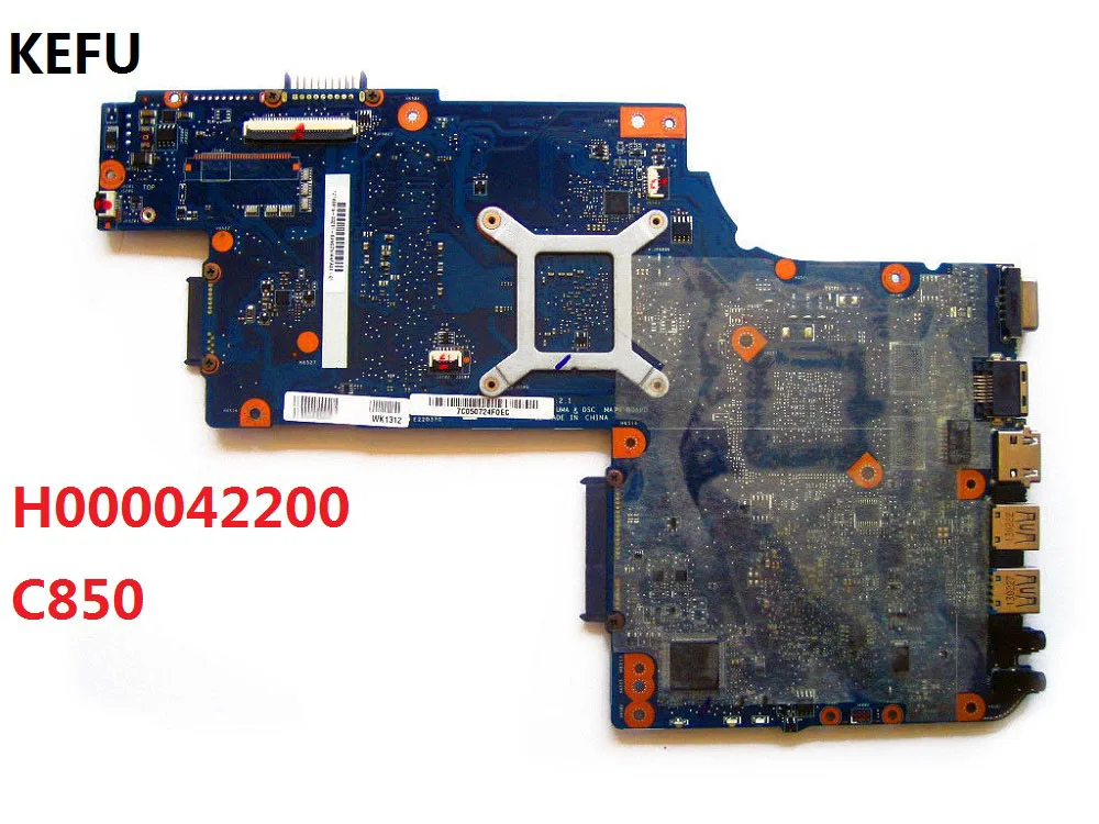 KEFU Laptop motherboard for Toshiba Satellite L850D C850D Mainboard with CPU H000042200 fully work
KEFU Laptop motherboard for Toshiba Satellite L850D C850D Mainboard with CPU H000042200 fully work