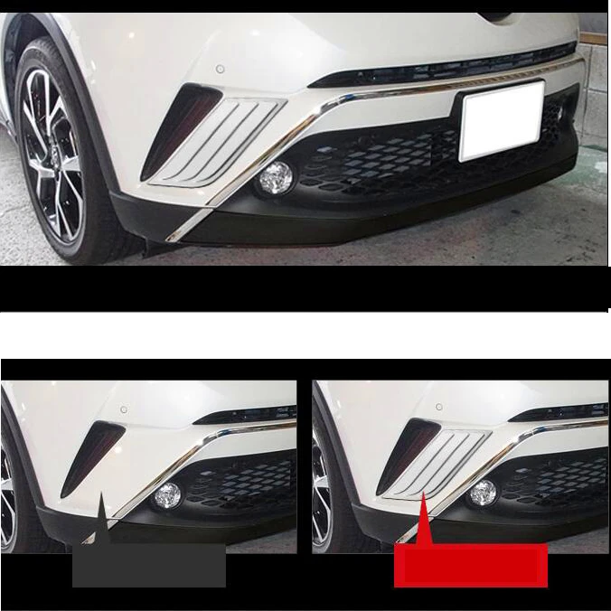 2PCS SUS304 Stainless Steel Front Intake Molding Trim Car Styling Cover Accessories for Toyota C-HR CH-R 2017 2018
2PCS SUS304 Stainless Steel Front Intake Molding Trim Car Styling Cover Accessories for Toyota C-HR CH-R 2017 2018