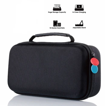 Portable Case for Nintend Switch Game Console Joy-con Grips Game Cards 3DS XL Hard Shell Carrying Case Protective Storage Bag
Portable Case for Nintend Switch Game Console Joy-con Grips Game Cards 3DS XL Hard Shell Carrying Case Protective Storage Bag