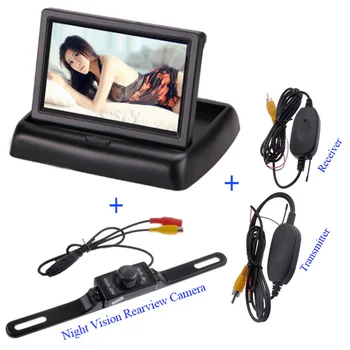 3in1 2.4GHz Wireless RCA Transmitter & Receiver + Backup Waterproof Night vision Rearview Camera + 4.3 inch Foldable LCD Monitor 
3in1 2.4GHz Wireless RCA Transmitter & Receiver + Backup Waterproof Night vision Rearview Camera + 4.3 inch Foldable LCD Monitor