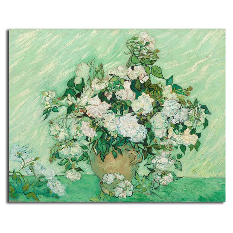 Vase With Pink Roses By Vincent Van Gogh HD Wall Art Canvas Posters Prints Painting Wall Pictures For Living Room Home Decor
Vase With Pink Roses By Vincent Van Gogh HD Wall Art Canvas Posters Prints Painting Wall Pictures For Living Room Home Decor