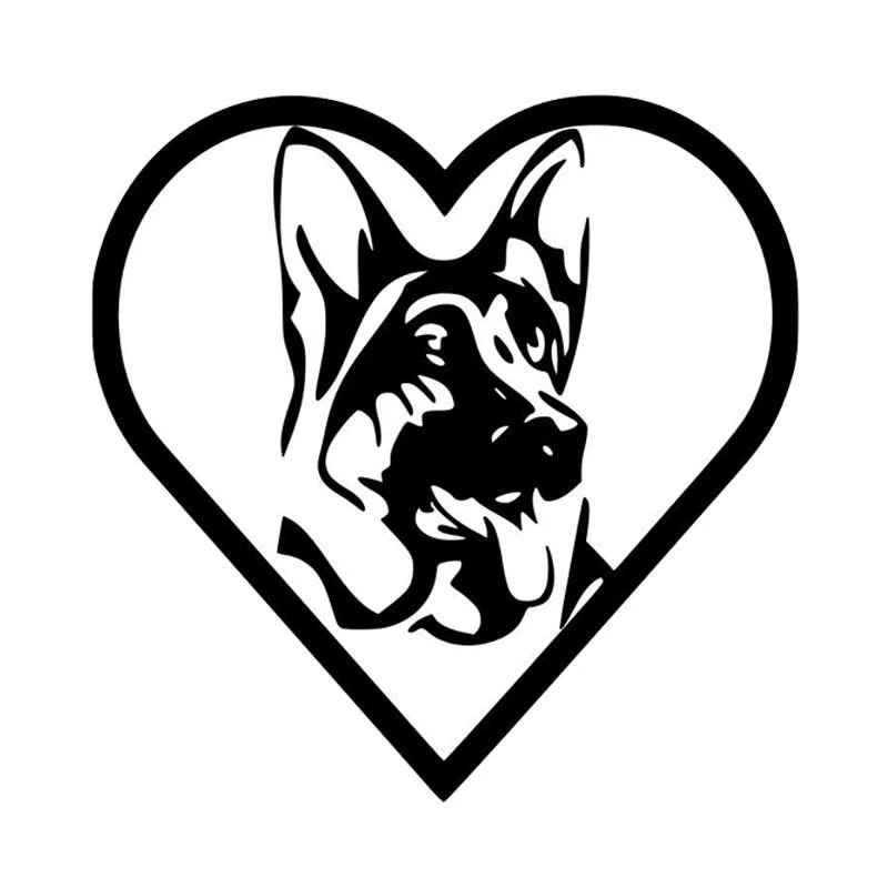 German Shepherd Dog Decals Personality Car Stickers Car Styling Bumper Decoration 15*15CM
German Shepherd Dog Decals Personality Car Stickers Car Styling Bumper Decoration 15*15CM