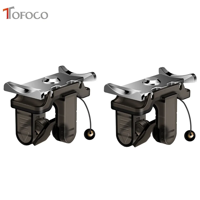 2PCS For PUBG Mobile Gaming Trigger Fire Button Smartphone Gamepad Joystick Aim Key L1R1 Shooter Controller For iPhone Android
2PCS For PUBG Mobile Gaming Trigger Fire Button Smartphone Gamepad Joystick Aim Key L1R1 Shooter Controller For iPhone Android
