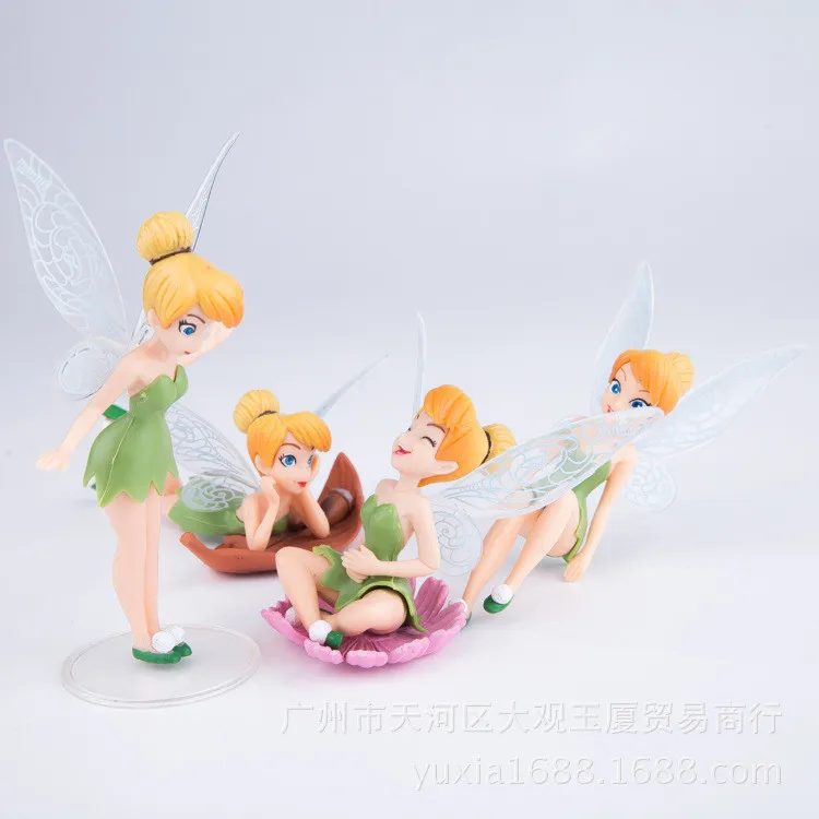 4pcs/lot Tinker Bell Figures Tinkerbell Fairy Adorable PVC Action Figure Toys Micro Landscape Collection Model Toy for Decor
4pcs/lot Tinker Bell Figures Tinkerbell Fairy Adorable PVC Action Figure Toys Micro Landscape Collection Model Toy for Decor