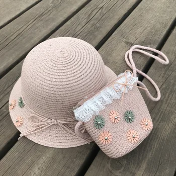 Straw Sun Hat Bag Set, Cute Bow Summer Beach Flower Bow Lace Sun Cap And Handbag For Kids Girls
Straw Sun Hat Bag Set, Cute Bow Summer Beach Flower Bow Lace Sun Cap And Handbag For Kids Girls