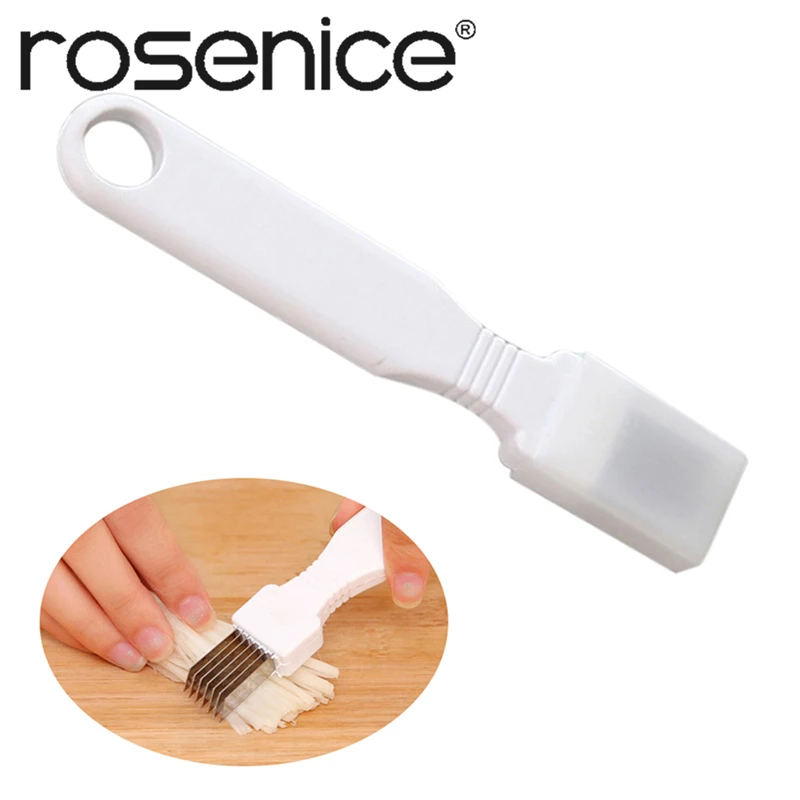 ROSENICE Stainless Steel Vegetable Green Spring Onion Scallion Slicer Shredder Cutter Cutlery Kitchen Tool
ROSENICE Stainless Steel Vegetable Green Spring Onion Scallion Slicer Shredder Cutter Cutlery Kitchen Tool