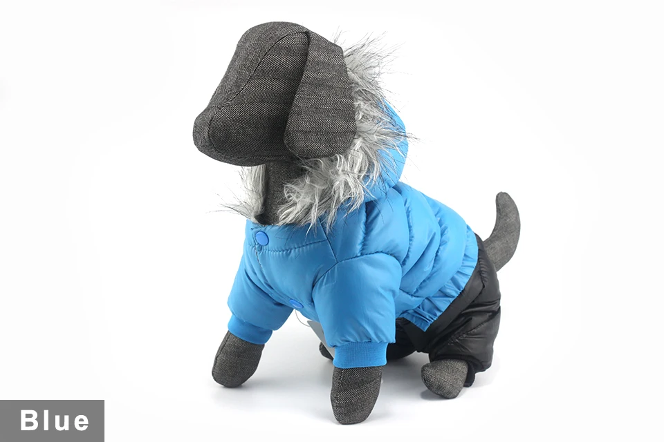 2017 NEW Design Winter Dog Clothes Winter Waterproof Pet Dog Coat Jacket Fashion Jumpsuit for Chihuahua Small Large Dogs PETASIA 410
