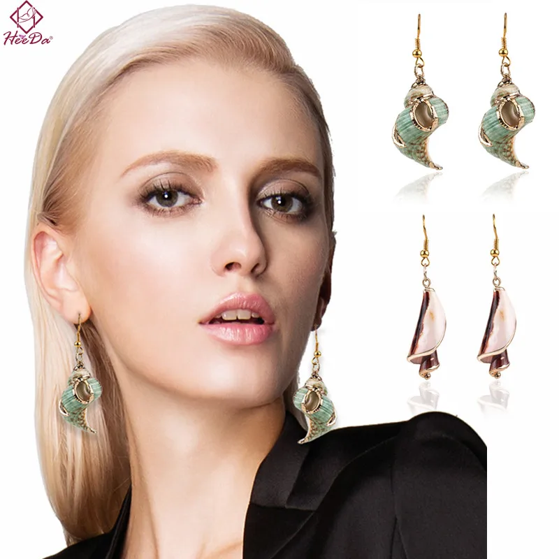 Heeda 2019 New Kpop Big Name Shell Earrings Women Summer Fashion Creative Snails Pendant Eardrop Vintage Graceful Conch Jewellry
Heeda 2019 New Kpop Big Name Shell Earrings Women Summer Fashion Creative Snails Pendant Eardrop Vintage Graceful Conch Jewellry