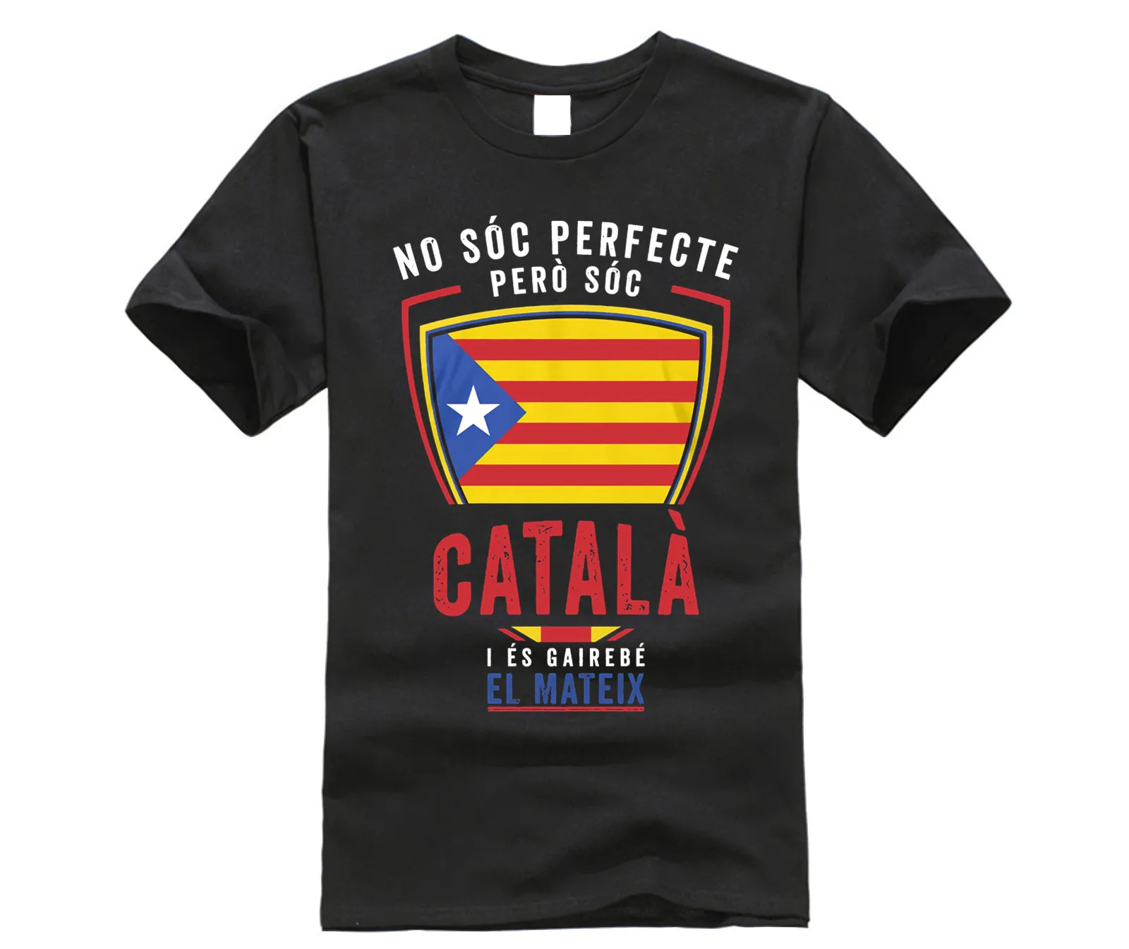 Catalunya Catalona Catalonia Catala - No Soc Perfecte Pero I Es T-shirt Elegant Harajuku Fashion Classic Unique free shipping
Catalunya Catalona Catalonia Catala - No Soc Perfecte Pero I Es T-shirt Elegant Harajuku Fashion Classic Unique free shipping