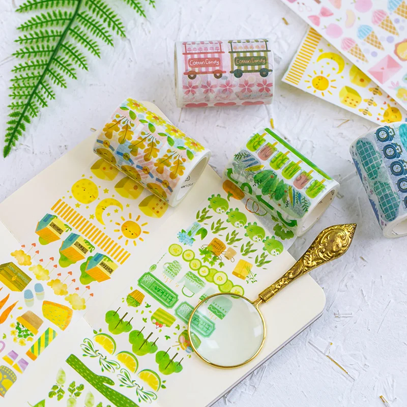 Kawaii Wide Washi Masking Tape Fresh Japanese Washi Tape DIY Scrapbooking Sticker 60mm x 5m
Kawaii Wide Washi Masking Tape Fresh Japanese Washi Tape DIY Scrapbooking Sticker 60mm x 5m