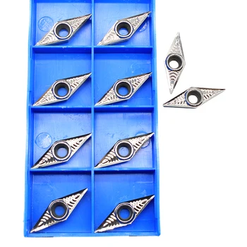 20PCS VCGT160404 AK H01 VCGT 160404 Aluminum cutter blade Insert Cutting Tool turning tool CNC Tools AL +TIN Alloy wood
20PCS VCGT160404 AK H01 VCGT 160404 Aluminum cutter blade Insert Cutting Tool turning tool CNC Tools AL +TIN Alloy wood